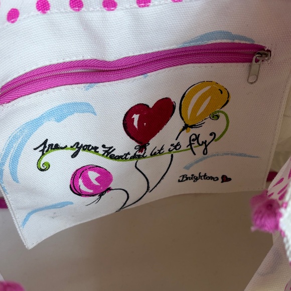 Brighton canvas tote Free Your Heart city-scape - Picture 5 of 13